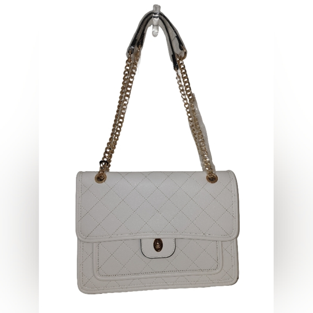 Classic Fashion Purse Vegan Leather 2-n-1 Handbag with Matching Wallet